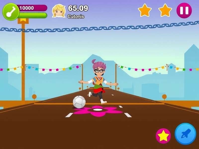 Holi Sprint Challenge gameplay screenshot